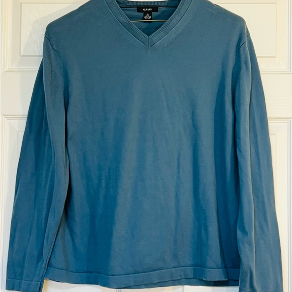 Alfani Other - Alfani Men's Teal V-Neck Sweater